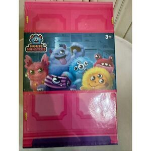 House Monsters Soft Fluffy Blushy Stuffed Animal Plush Toy Multicolor NWOT